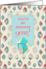 Thank you for your help - You’re an absolute gem! pastel pattern card