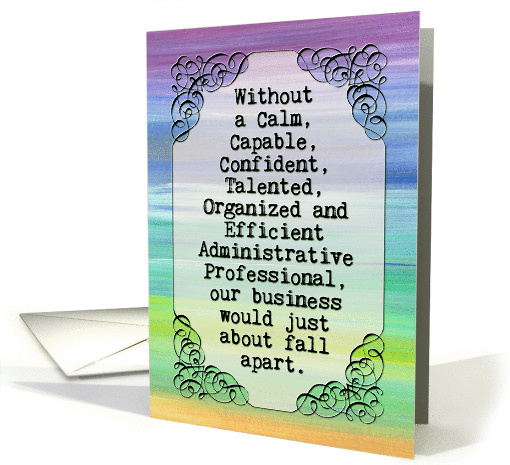 Thank you to Administrative Professional employee,... (1071481)