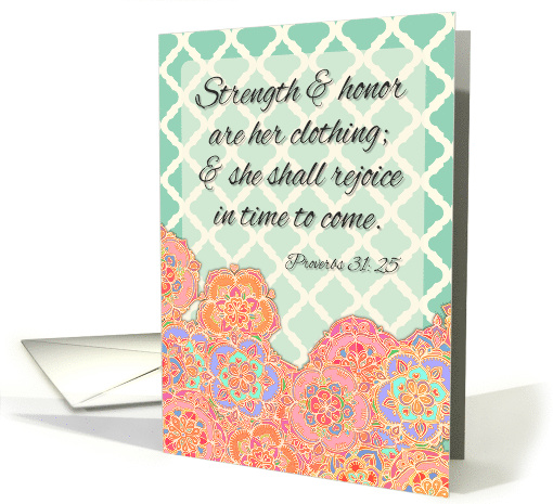 Happy Mother's Day Proverbs 31 Scripture with Mint &... (1274060)