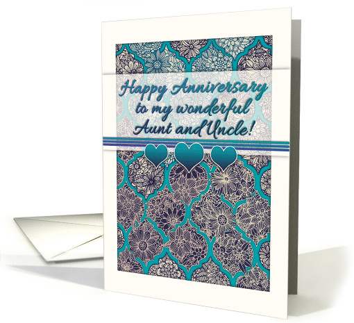 Happy Anniversary to My Aunt & Uncle with Teal Moroccan... (1279416)