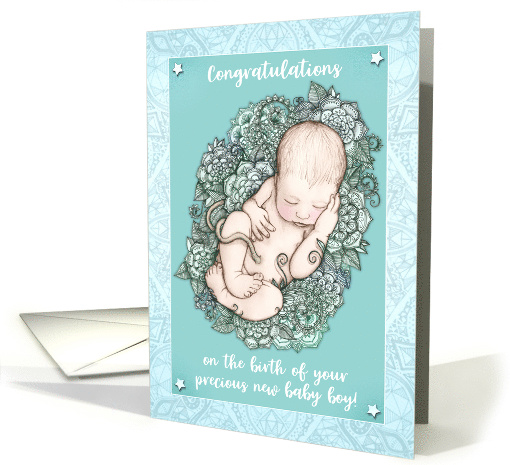 Congratulations on the Birth of Your New Baby Boy Pencil... (1352442)
