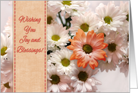 Wishing You Joy and Blessings on Your Wedding Day card
