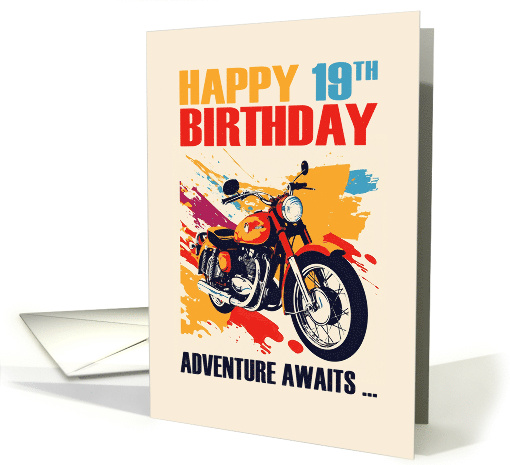 Happy 19th Birthday with Motorbike and Adventure Awaits... (1799284)