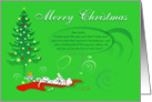 Merry Christmas - Dalmatian dog funny card