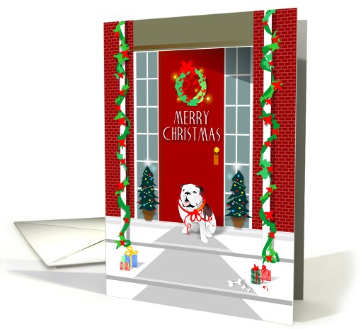 Merry Christmas - Bulldog card (686591)