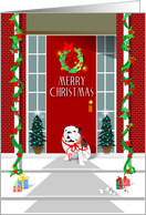 Merry Christmas - Bulldog card