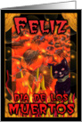 Feliz dia de los Muertos - spanish Happy Halloween-Day of the Dead card