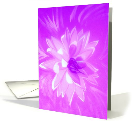 Purple Flower, Grow card (683602)