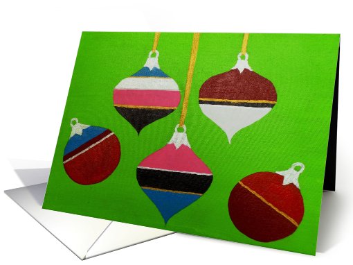 Christmas Ornaments card (707402)