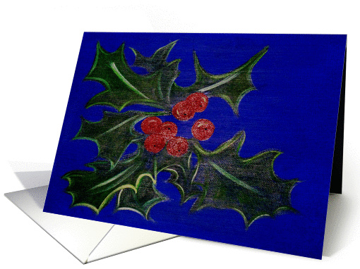 Christmas Holly card (707545)