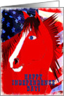 American Horse-Happy Independence Day card