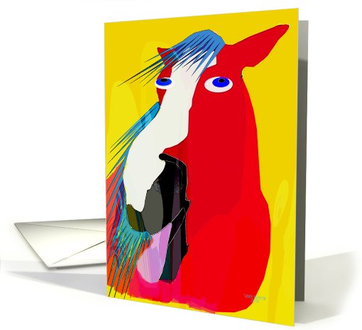 Talking Horse- Birthday card (678255)