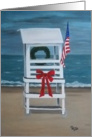 Christmas on the Beach card