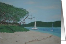 Caribbean Island card