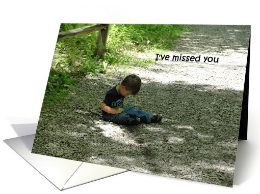 Missing You Baby Pout card (682293)