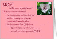Mother’s Day Poem for Mom with Magnolia card