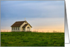 Little Country Church at Sunset - Blank All-Occasion Card