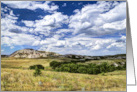 Buttes on the Dakota Prairie -Birthday Card