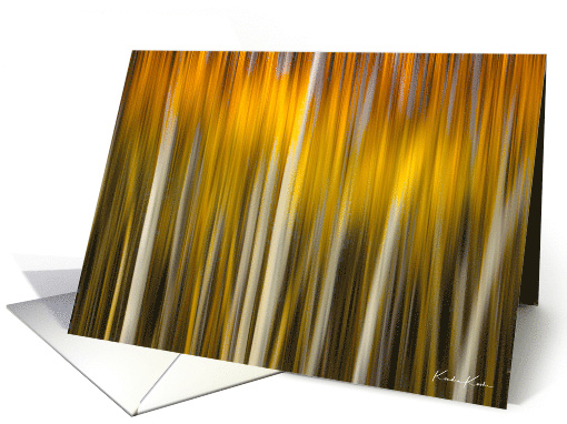Autumn Splendor Abstract Blank Inside card (1826638)