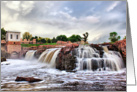 Rushing Water at Falls Park, Sioux Falls, South Dakota card