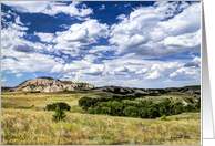 Buttes on the Dakota Prairie - all occasion - note card