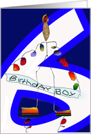 Birthday Boy 6 Years Old card