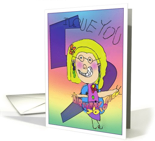 Birthday Girl 5 Years Old card (698003)