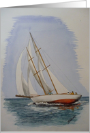 White Sails card