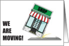 We Are Moving - Business card