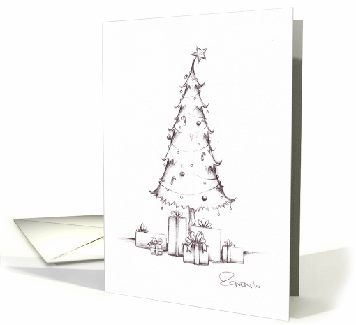 Christmas Tree card (719554)