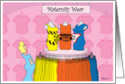 Congratulations on your Pregnancy - Caution Maternity Wear card