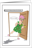 Mistletoe Mavis Christmas Card