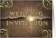 WEDDING INVITATION card