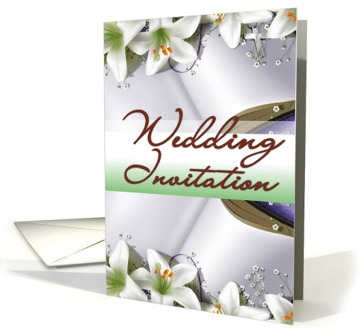 WEDDING INVITATION card (687557)