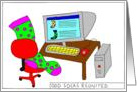 Birthday Humorous cartoon: Odd Socks card