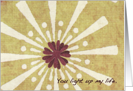 You Light Up My Life...