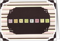 Congratulations card