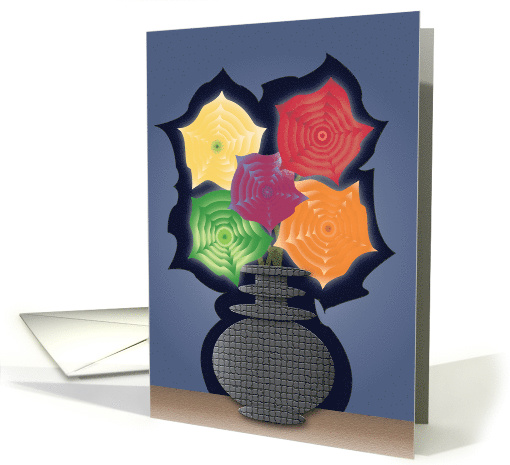 Exotic Flowers card (699018)