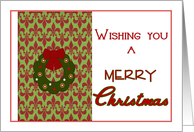 Christmas Wreath card