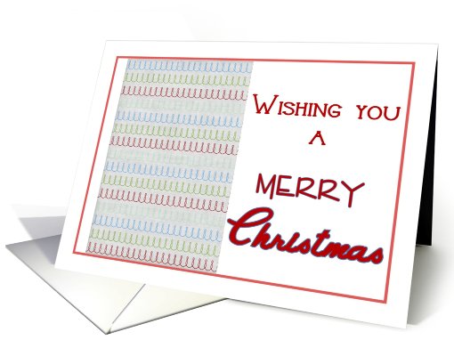Christmas Squiggles card (690443)