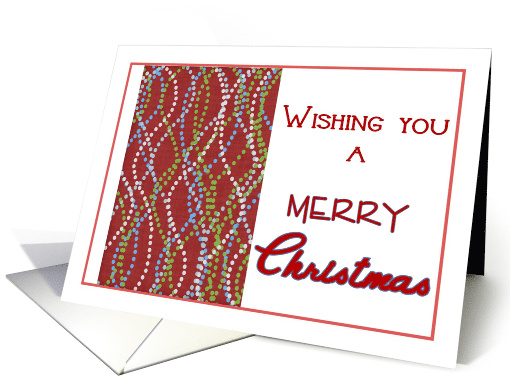 Whimsical Christmas Squiggles card (690447)