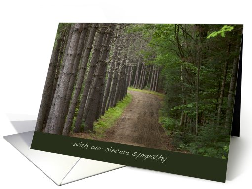 sympathy sincere loss card (691134)