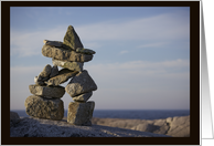 Good luck on journey inukshuk card