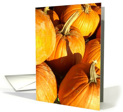 Pumpkin Time card (691792)