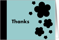 Thank You Flowers card