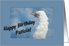 Happy Birthday Trick Airplane card