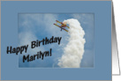 Happy Birthday Trick Airplane card