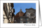 Florence Italy Duomo Blank Note card