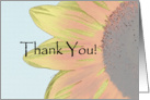 Sunflower Thank You Appreciation card