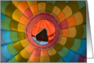 Colorful Hot Air Balloon Congratulations card